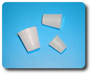 Silicone Rubber Conical Stoppers, 14-20mm, bag of 10pcs